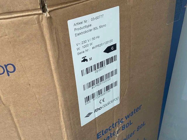 Itho daalderop 80l mono boiler - afbeelding 8 van  8