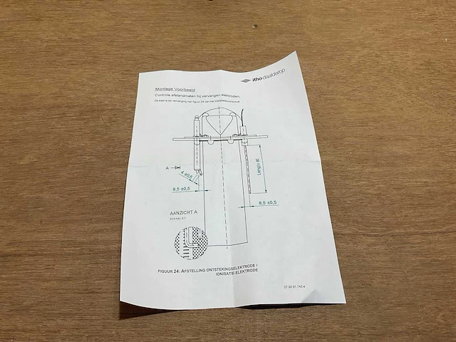 Itho daalderop brander met pakking (5x) - afbeelding 6 van  11