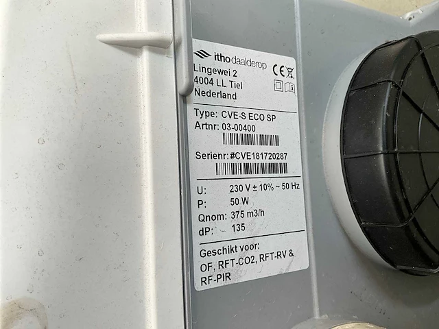 Itho daalderop cve-s eco sp ventilatieunit - afbeelding 3 van  3