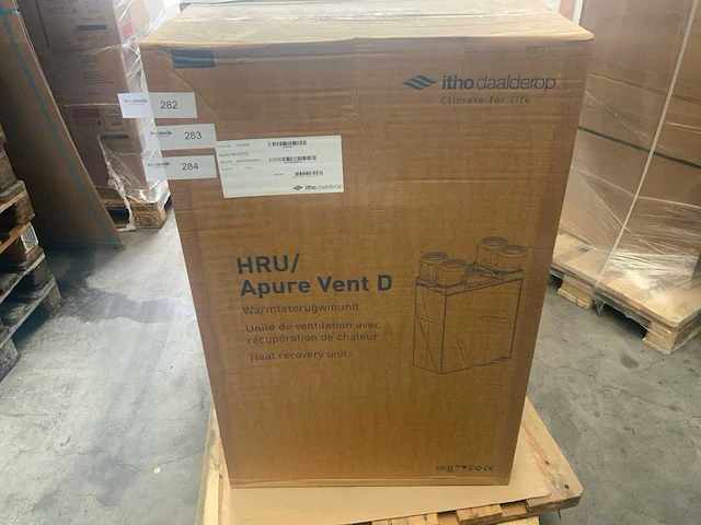 Itho daalderop hru/ apure vent d175 warmte terugwinunit - afbeelding 2 van  6
