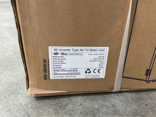Itho daalderop lucht/water warmtepomp binnenunit 9,5 kw - afbeelding 14 van  24
