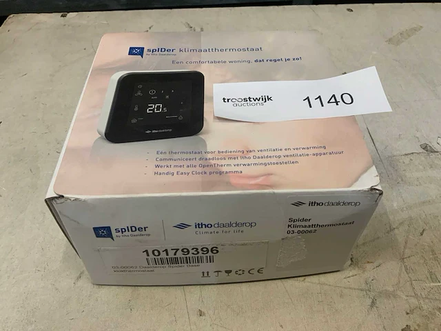 Itho daalderop spider 03-00062 thermostaat - afbeelding 2 van  3
