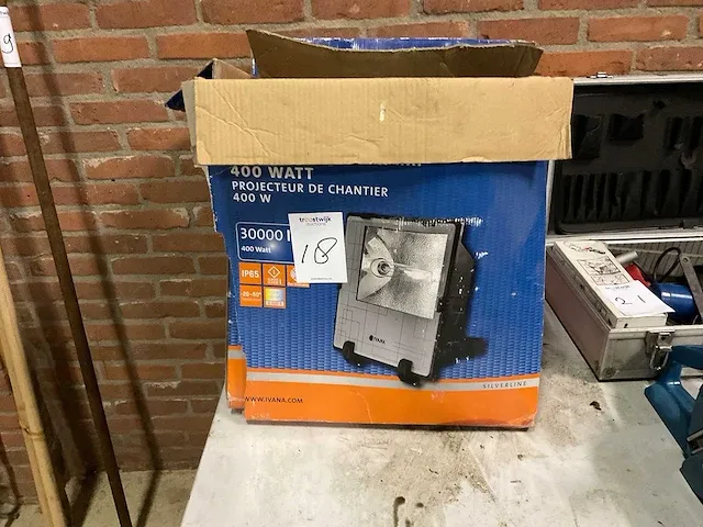 Ivana 400w bouwlamp (2x) - afbeelding 2 van  3