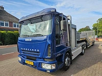 Iveco 2003 eurocargo vrachtwagen met semi dieplader - afbeelding 1 van  21