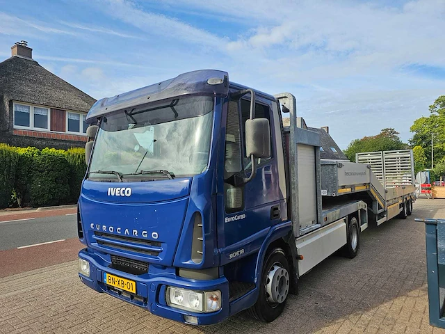 Iveco 2003 eurocargo vrachtwagen met semi dieplader - afbeelding 15 van  21