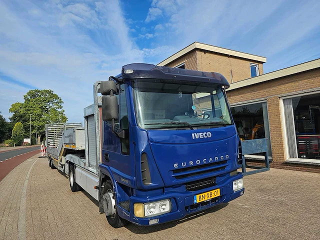 Iveco 2003 eurocargo vrachtwagen met semi dieplader - afbeelding 17 van  21