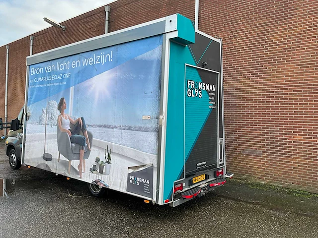 Iveco 50-c17 glasvrachtwagen met werkplaatsinrichting en glasrestelen (elektrisch afsluitbaar) 185996km bouwjaar: 2016, 34-bhd-8 - afbeelding 3 van  35
