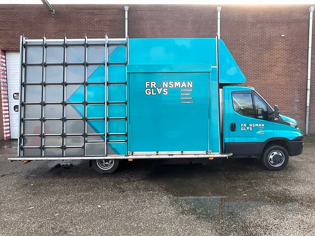 Iveco 50-c17 glasvrachtwagen met werkplaatsinrichting en glasrestelen (elektrisch afsluitbaar) 185996km bouwjaar: 2016, 34-bhd-8 - afbeelding 7 van  35
