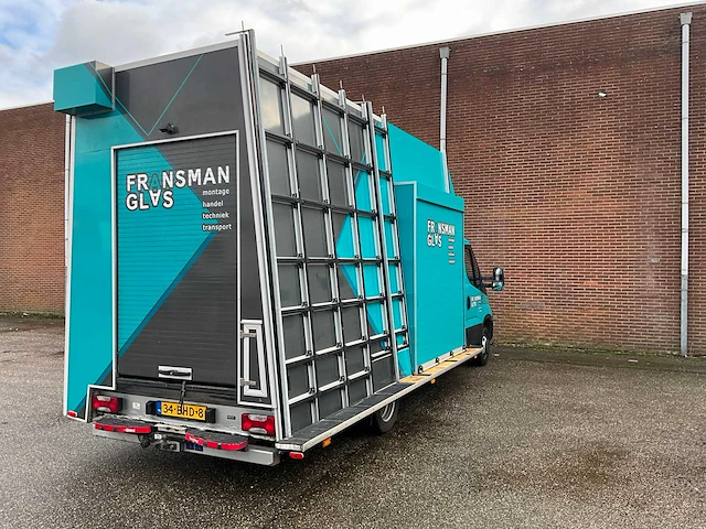 Iveco 50-c17 glasvrachtwagen met werkplaatsinrichting en glasrestelen (elektrisch afsluitbaar) 185996km bouwjaar: 2016, 34-bhd-8 - afbeelding 8 van  35