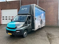 Iveco 50-c17 glasvrachtwagen met werkplaatsinrichting en glasrestelen (elektrisch afsluitbaar) 185996km bouwjaar: 2016, 34-bhd-8 - afbeelding 1 van  35