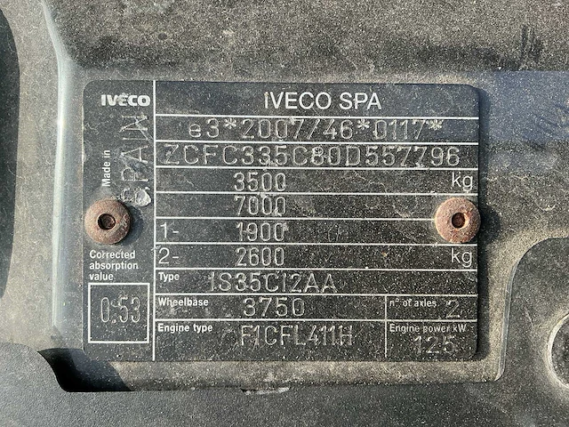 Iveco daily 35c17 3.0 375 automatic pick-up bedrijfswagen - afbeelding 31 van  37