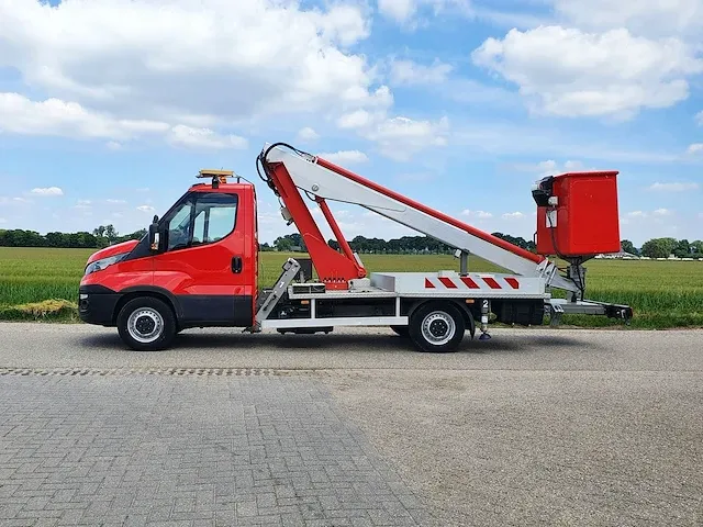 Iveco daily 35s12 2.3 375, multitel 160 alu, 116 pk, hoogwerker, 15 meter hoog, 3500 kg trekkracht, euro 6, vrx-69-p - afbeelding 3 van  33