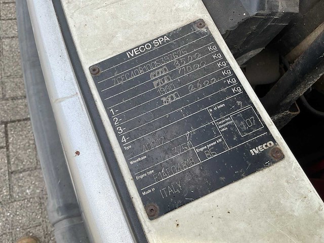 Iveco daily 40c12 375 paardenwagen klein rijbewijs - afbeelding 20 van  27