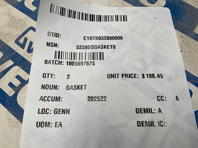 Iveco gasket (2x) - afbeelding 4 van  4