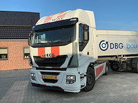 Iveco stralis 480 e6 opleggertrekker + aluminium geïsoleerde kieptrailer - afbeelding 4 van  72