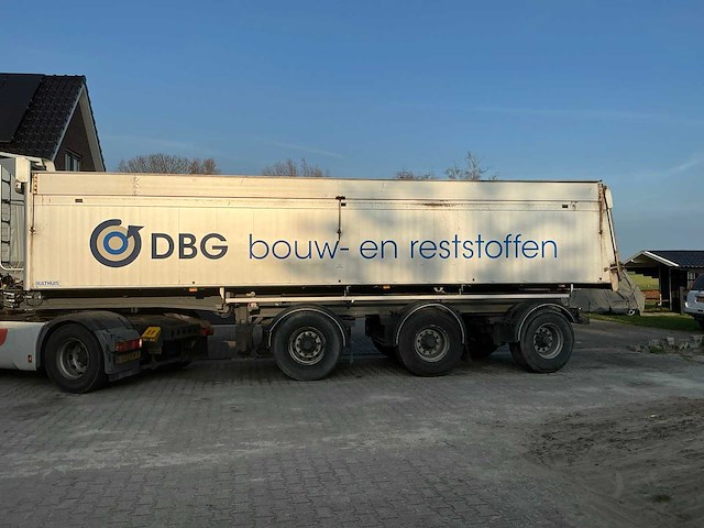 Iveco stralis 480 e6 opleggertrekker + aluminium geïsoleerde kieptrailer - afbeelding 15 van  72