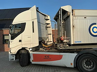 Iveco stralis 480 e6 opleggertrekker + geïsoleerde aluminium kieptrailer - afbeelding 4 van  71
