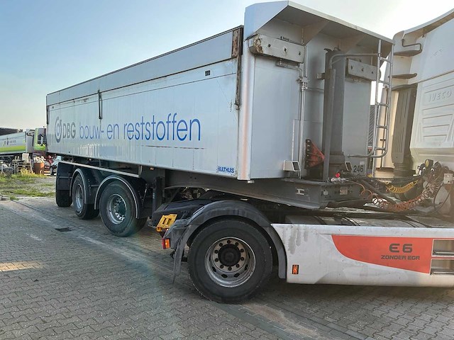 Iveco stralis 480 e6 opleggertrekker + geïsoleerde aluminium kieptrailer - afbeelding 8 van  71