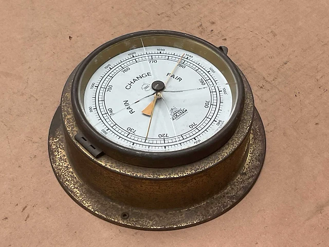 Iver c weilbach viking vintage marine barometer - afbeelding 1 van  3
