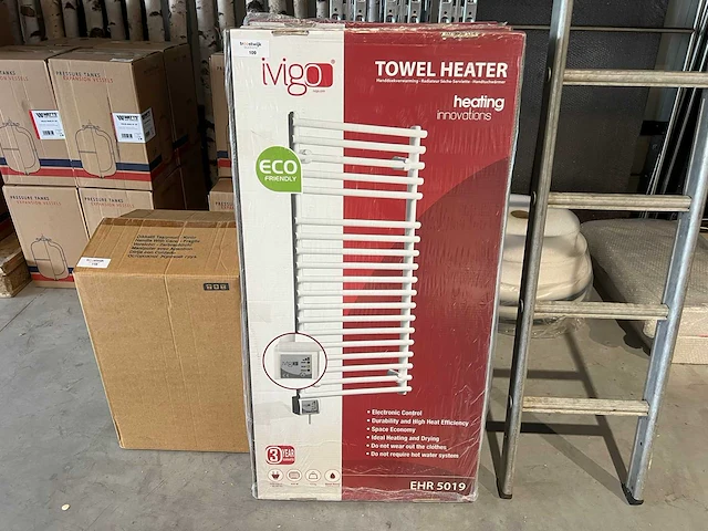 Ivigo - ehr 5019 - elektrische handdoekradiator - afbeelding 1 van  1
