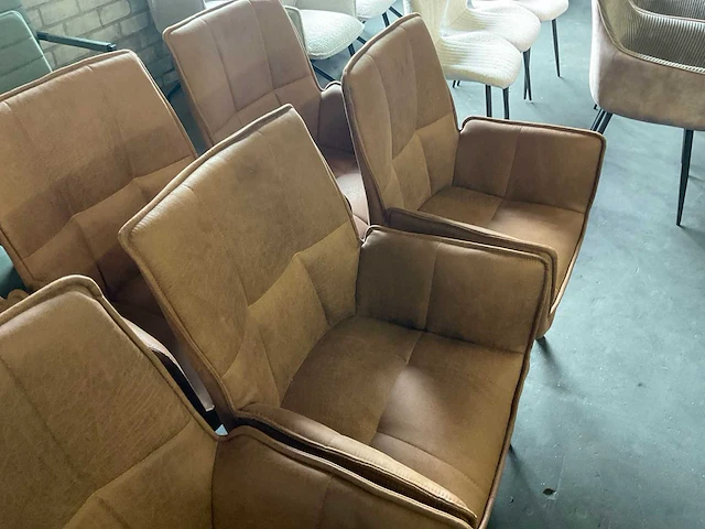 Ivivo eetkamerstoel (6x) - afbeelding 3 van  12