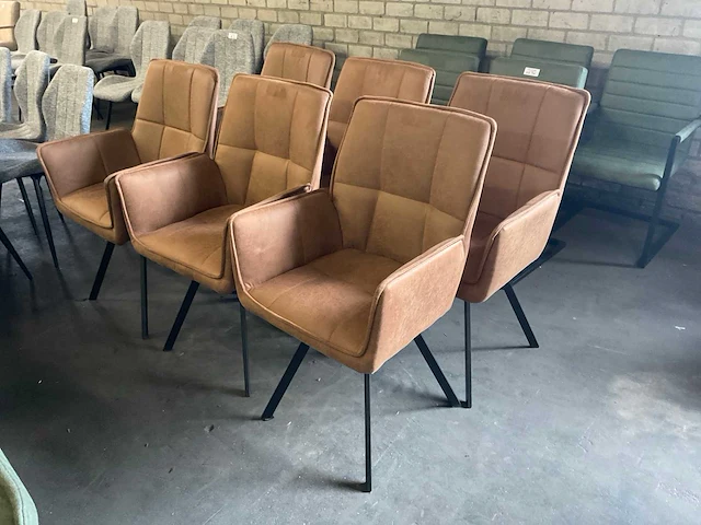 Ivivo eetkamerstoel (6x) - afbeelding 5 van  12