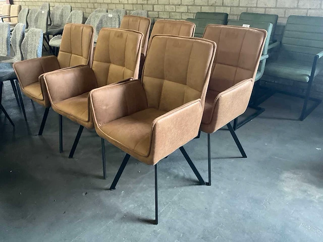 Ivivo eetkamerstoel (6x) - afbeelding 7 van  12