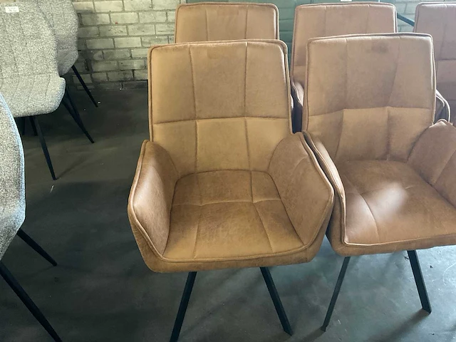 Ivivo eetkamerstoel (6x) - afbeelding 10 van  12