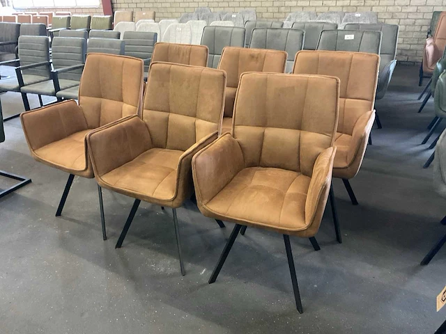 Ivivo eetkamerstoel (6x) - afbeelding 1 van  10