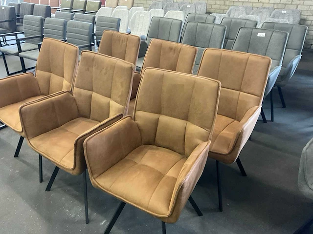 Ivivo eetkamerstoel (6x) - afbeelding 7 van  10