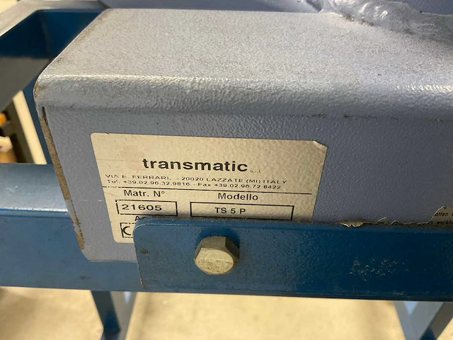 Ivm transmatic ts 5 p transferpers op verrijdbaar onderstel - afbeelding 5 van  9