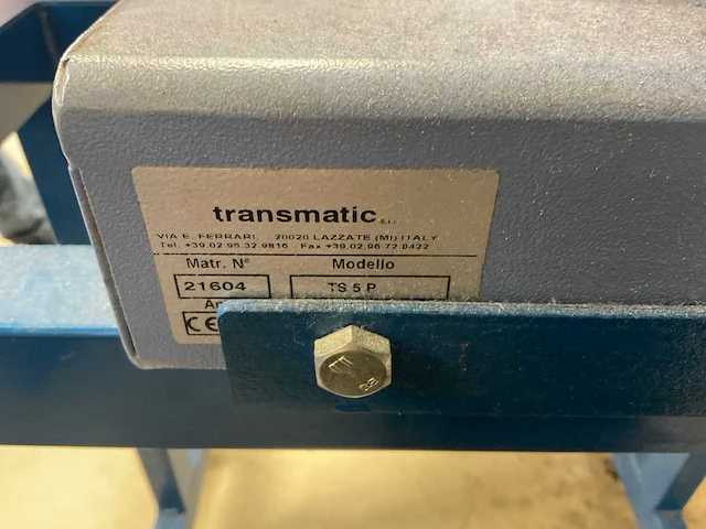 Ivm transmatic ts 5 p transferpers op verrijdbaar onderstel - afbeelding 1 van  9