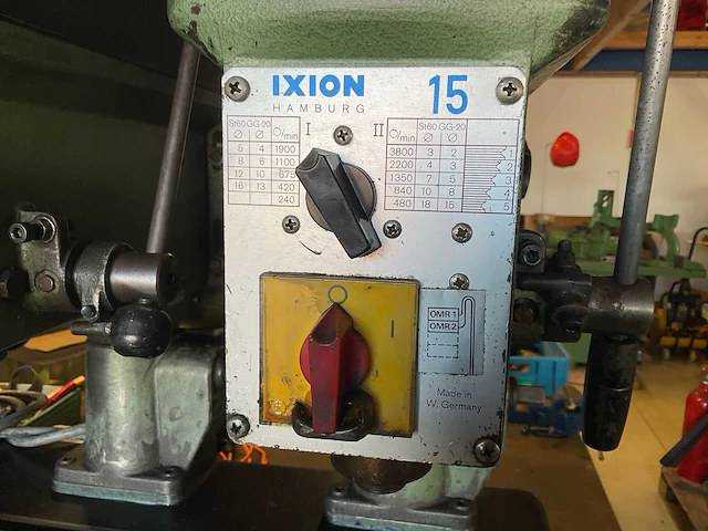 Ixion 15 meervoudige boormachine - afbeelding 4 van  8