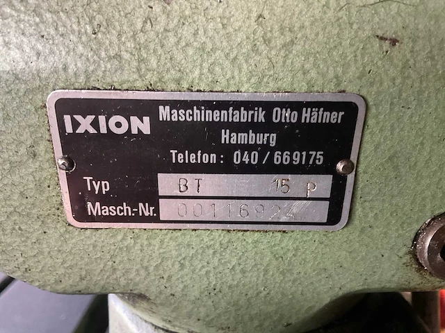 Ixion 15 meervoudige boormachine - afbeelding 8 van  8