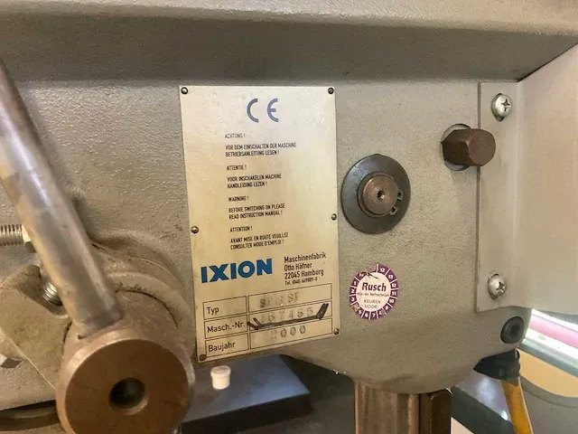 Ixion bt 13 st tafelboormachine - afbeelding 4 van  13