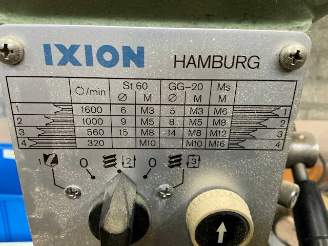 Ixion bt15gl kolomboormachine - afbeelding 5 van  7