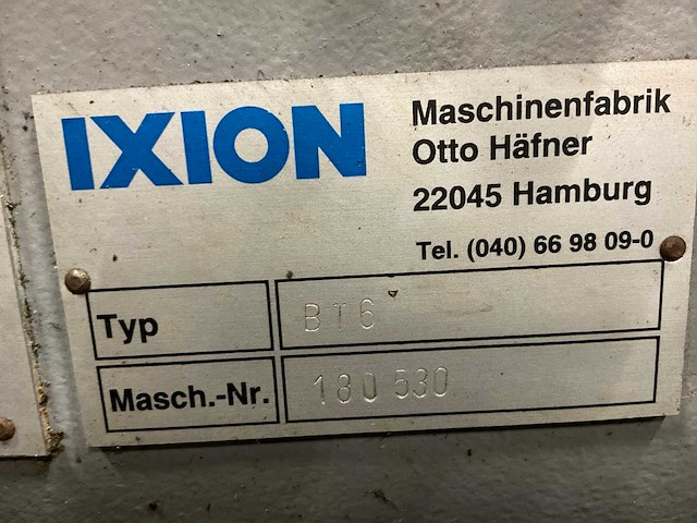 Ixion bt6 tafelboormachine - afbeelding 5 van  6