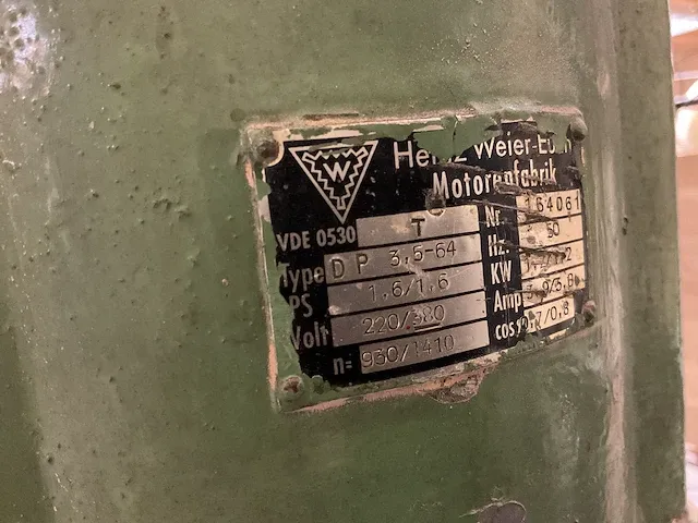 Ixioni otto hafner dp 3,5-64 kolomboormachine; - afbeelding 7 van  9