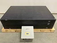 Izen - mp1720330 - set van 10 gebruikte full black zonnepanelen (330 wp) en 1 gebruikte jfy 3.0 omvormer (1-fase)