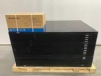 Izen - mp1720330 - set van 20 gebruikte full black zonnepanelen (330 wp) en 1 nieuwe blaupunkt bpt-v03-6.0 omvormer (3-fase)
