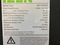 Izen - mp1720330 - set van 6 gebruikte full black zonnepanelen (330 wp) en 1 nieuwe aeg as-ir01-1500 omvormer (1-fase) - afbeelding 8 van  12