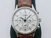 J. cortes chronograaf herenhorloge - sigarenmerk - afbeelding 1 van  7