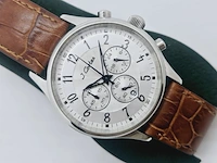 J. cortes chronograaf herenhorloge - sigarenmerk - afbeelding 2 van  7