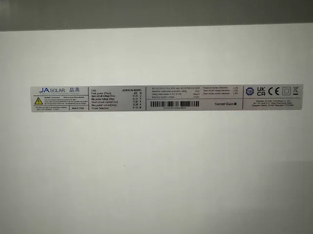 Ja solar - set van 14 zonnepanelen (405 wp) en 1 solax x3-mic-5k-g2 omvormer (3-fase) - afbeelding 5 van  11
