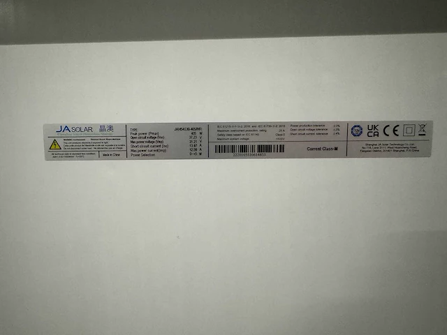 Ja solar - set van 14 zonnepanelen (405 wp) en 1 solax x3-mic-5k-g2 omvormer (3-fase) - afbeelding 5 van  11