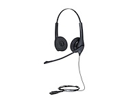 Jabra biz 1500 duo qd headset hoofdband zwart - afbeelding 2 van  3