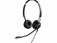 Jabra biz 2400 ii qd bedraad over het hoofd stereo headset binauraal supraaural ruisonderdrukking zwart - afbeelding 1 van  3