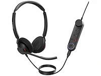 Jabra engage 50 ii bedrade stereo headset met link call control noise cancelling 3microfoontechnologie zwart - afbeelding 1 van  4
