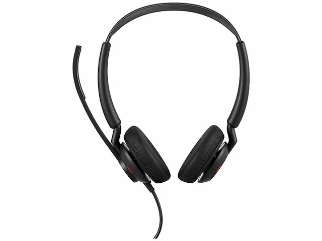 Jabra engage 50 ii bedrade stereo headset met link call control noise cancelling 3microfoontechnologie zwart - afbeelding 2 van  4