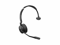 Jabra engage 75 mono on ear headset telefoon bluetooth, dect mono zwart noise cancelling microfoon uitschakelbaar (mute) - afbeelding 1 van  6